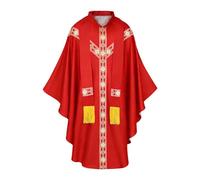 Priest Robe - with Ribbon Catholic Measuring Robe | Religious Gown and Robe for Holy Mass | for Men Prayer Cosplay Player Church Stage Masquerades Carnival Festival Wedding Holiday Party