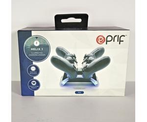 Prif Helix1 Dual Playstion4 Controller Illuminated Charging Dock New & Sealed