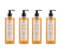 Prija Fortifying Shampoo with Eruca Sativa for All Hair Types 4x 380ml | Cleanses and Revitalises Hair. Boosts Shine and Improves Texture. Hydrating Formula with Pump Dispenser.
