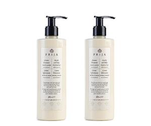 Prija Hands and Body Moisturiser Hydrates and Protects the Skin with Vitamin E, Helps Protect Skin from Ageing by Creating Long Lasting Hidration 2 x 380ml
