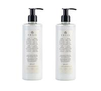 Prija Toning Body Cream Boosts Hydration and Elasticity with Avocado Oil and Green Walnut Extract, Lightly Scented Vegan Friendly Moisturising Body Cream with Centella Asiatica 2 x 380ml