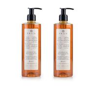 Prija Vitalising 2 in 1 Shower Gel and Shampoo with Ginseng Extract, Hydrating and Energising Hair and Body Wash Gel with Pump Dispenser, Luxurious Shower Gel 2 x 380ml