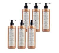Prija Vitalising Creamy Bath Foam, Pearly Texture for Radiance Boost, Gently Cleanses and Moisturises The Skin with Ginseng Extract 6 x 380ml