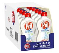 Pril Sensitive Aloe Vera (16 x 450 ml) Hand Dishwasher Liquid pH Neutral with Silk Effect