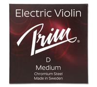 Prim Violin String, D String, Medium Single String for Classical and Electric Violins, Steel Core Aluminium Stainless Steel Wrap, 0.028"/0.72mm
