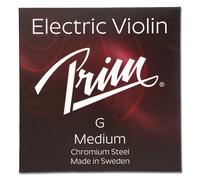 Prim Violin String, G String, Medium Single String for Classical and Electric Violins, Steel Core, Copper-Stainless Steel Core, 0.030"/0.75mm