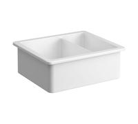 Prima 1 1/2 Bowl Inset Ceramic Sink (Inc. Waste) - White
