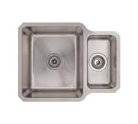 Prima 1.5 Bowl R25 Reversible Undermount Sink - St/Steel