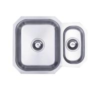 Prima 1.5 Bowl Reversible Undermount Sink - Polished Steel (CPR506)