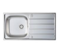 Prima 1 Bowl 965x500mm Inset Sink - St/Steel