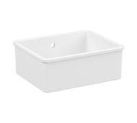Prima 1 Bowl Undermount Ceramic Sink (Inc. Waste) - White