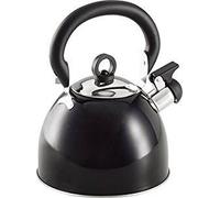 Prima 2.5 Litre Whistling Kettle, Metallic Black