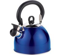 Prima Kitchenware 11172C 2.5Ltr S/S Whistling Kettle Metalic Blue, Stainless Steel, 7 Cups