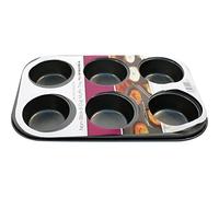 Prima 15109C Non Stick Muffin Baking Tray 1-Piece, Black