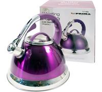 Prima 3.5 L Stainless Steel Purple Kettle Gas Electric HOB, One Size