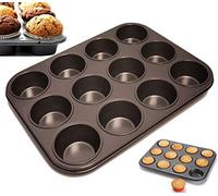 PRIMA 35 x 26 x 3 cm 1-Piece Non-Stick Muffin Pan
