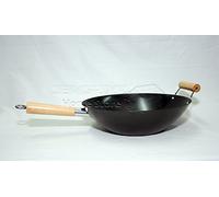Prima 35cm Non Stick Wok with Double Wooden Handle