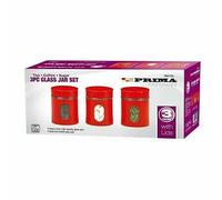 Prima 3pc Jar Set (Red)