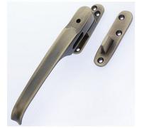 Prima Antique Brass Victorian Locking Wedge Casement Fastener (Reversible)