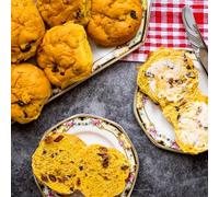 Prima Bakeries Cornish Saffron Buns, Traditional Fruit Buns Made in Cornwall, Pack of 4
