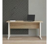 Prima Desk - 150cm - Oak and White