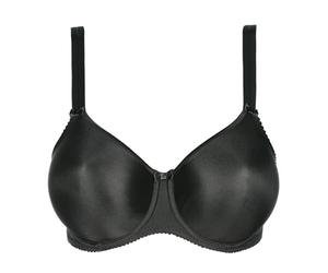 Prima Donna Satin Moulded Underwired Bra, Black, 30F
