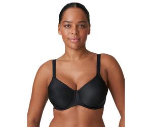 Prima Donna Satin Non Padded Full Cup Bra - Black - 40G