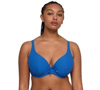 Prima Donna Swim Aswan Padded Plunge Bikini Top - Delphinium Cheer Blue - 34F