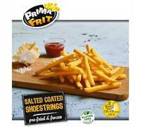 Prima Frit Frozen Salted Coated Shoestring Fries 7x7mm | 1x2.5kg