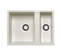 Prima Granite 1.5 Bowl Undermount Sink Finish: White