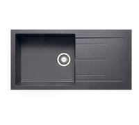 Prima Granite 1 Bowl and Drainer Inset Sink Finish: Gun Metal