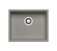 Prima Granite 1 Bowl Undermount Sink Finish: Light Grey