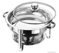 Prima Kitchenware 11048C New Stainless Steel Chafing Dish Set 4.5L