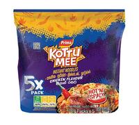 Prima Kottu Mee Noodles | Authentic Sri Lankan Spicy Flavor Instant Noodles | Quick & Spicy | (Pack of 6, Chicken Flavour Family Pack (80g X 5))