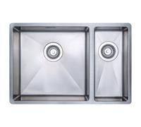 Prima Large 1.5 Bowl R10 LH Inset/Undermount Sink - St/Steel