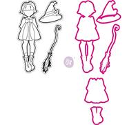 Prima Marketing 911614 Julie Nutting Stamp and Die Set, Multi-Colour