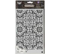 PRIMA MARKETING INC ELEMENTALS STENC 6X9 ORNAT LACE, One Size