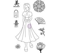 PRIMA MARKETING INC Julie Nutting Stamps Kyoko, Rubber, One Size