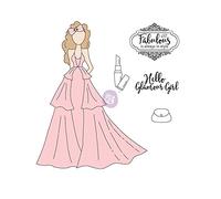 Prima Marketing Julie Nutting-Cling Stamps Scarlett, Paper, Embellishment