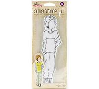 Prima Marketing Julie Nutting Mixed Media Cling Rubber Stamps-Skyler