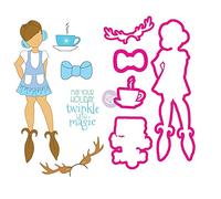 Prima Marketing Julie Nutting Stamp & Die Set-Twinkle