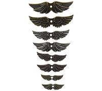 Prima Marketing Mechanicals Metal Embellishments, Winged 8/Pkg