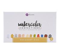 Prima Marketing Prima Confections Watercolor Pans 1-Decadent Pies, Other, Multicolor/Assorted, 12 Count (Pack of 1)