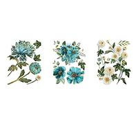 Prima Marketing Re-Design Decor Transfers 8.5"X11" 3/Sheets-Middy- Gilded Floral
