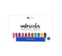 Prima Marketing Watercolor Confections ART PHILOSOPHY Confections Watercolour Pans Odyssey 12pk