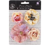 Prima Marketing Watercolor Mulberry Paper Flowers-Rose Quartz