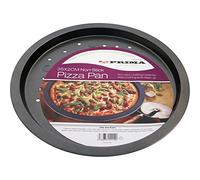 PRIMA Non-Stick Ventilated Pizza Pan 35x2cm, Carbon, Black