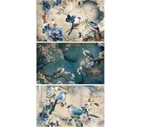 Prima Re-Design Decoupage Decor Tissue Paper-Sapphire Wings