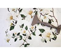 Prima Redesign White Magnolia 6”X12” Transfer Plus Free Tips & Tricks Flyer, Prima Redesign, Cream, Green