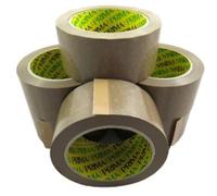 Prima Tape Brown Clear White Fragile Rolls Packaging Tape for Moving Parcels, Boxes Heavy Duty Packing Tape Strong, Secure and Sticky Seal your Boxes (3 Roll brwon 48x40m)
